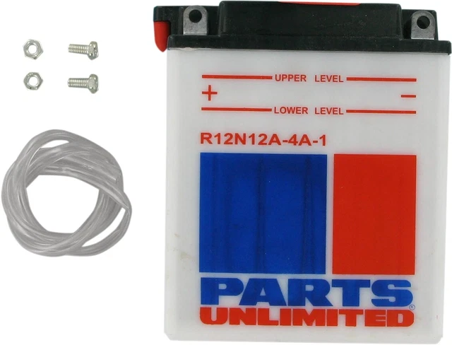 NEW PARTS UNLIMITED R12N12A-4A-1 12V Conventional Battery