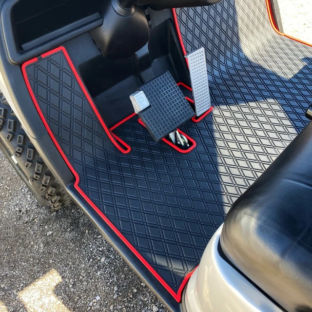 XTREME MATS YAMAHA DRIVE/G29 Full Coverage Golf Cart Floor Mat RED
