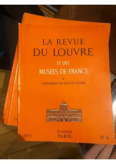 Exceptionnel - Lot de 20 numéros de La revue du Louvre 1969 - 1973