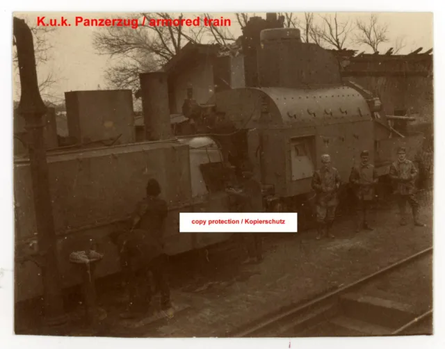 K.u.k. Foto Panzerzug,Eisenbahn,Zug,Galizien,kuk photo armored train,galicia,ww1
