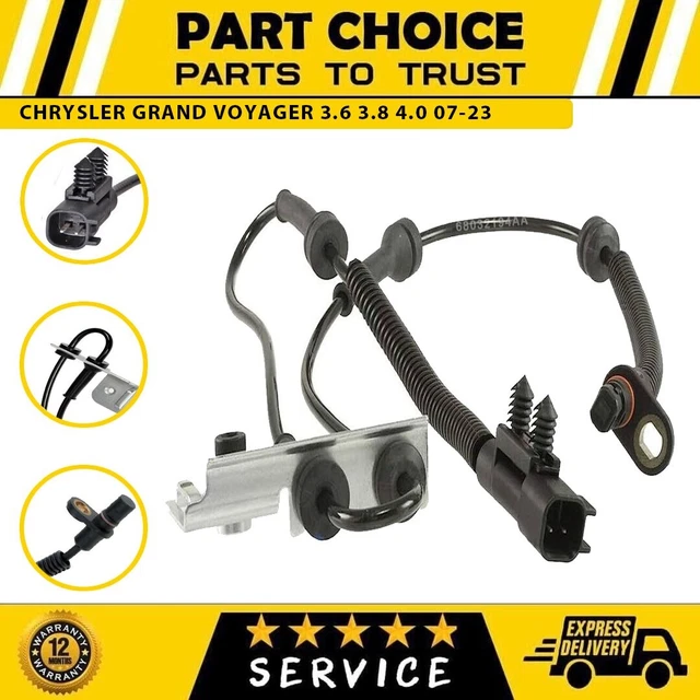 SENSORE DI VELOCITÀ ABS ANTERIORE SINISTRO O DESTRO adatto a CHRYSLER GRAND VOYAGER 3.6 3.8 4.0 07-2