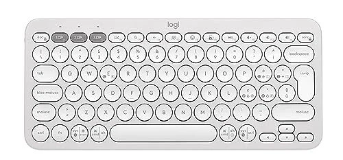 Logitech Pebble Keys 2 K380s - QWERTY Italian Layout, White