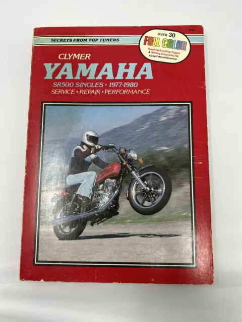 YAMAHA XT TT SR 500 Singles Owners Workshop Manual service book 
