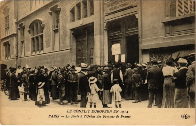 CPA PARIS - The European Conflict in 1914 (81309)