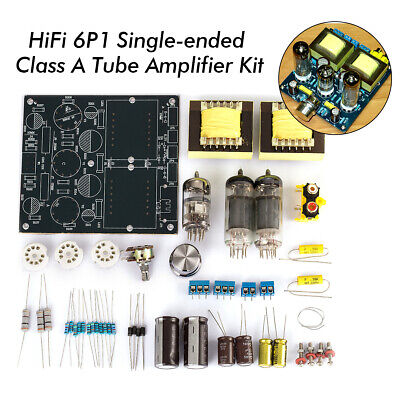 HiFi Stereo 6N2+6P1 Tube Amplifier Single-ended Class A Audio Amp Board DIY Kit
