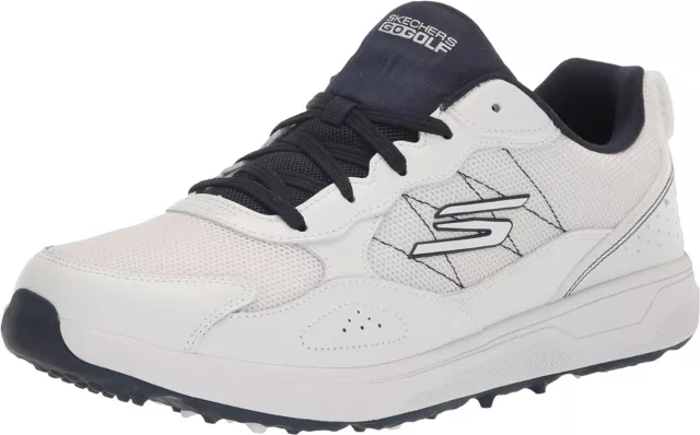 SKECHERS MEN'S PRIME Relaxed Fit Spikeless Golf Shoe Sneaker 9.5, White ...