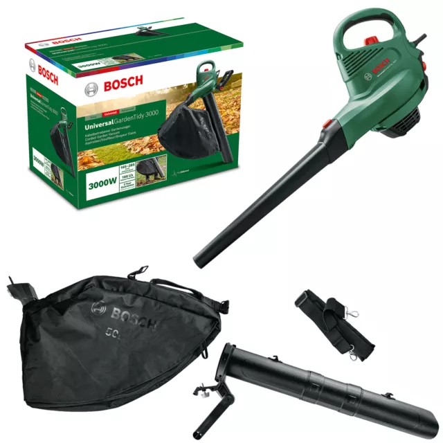 Bosch 2300W Corded Electric Garden Leaf Blower Vacuum Vac Variable Speed 2-in-1