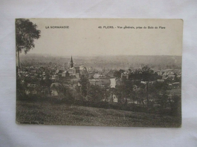 Cpa Orne 61 Flers Vue Generale Prise Du Bois De Flers