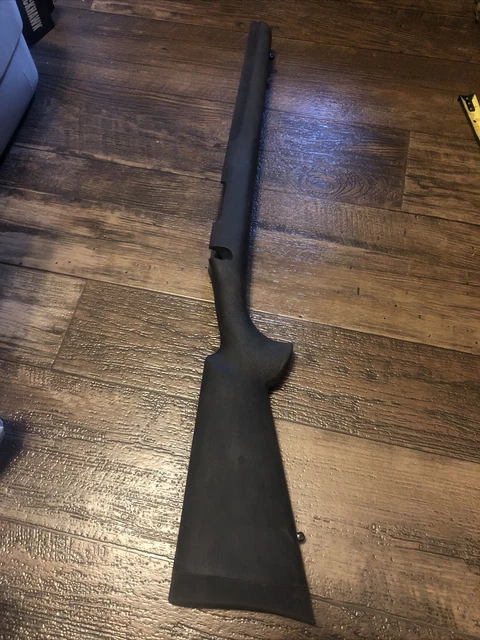 Hogue Remington 700 Short Action BDL overmold stock BLACK Wide barrel Channel