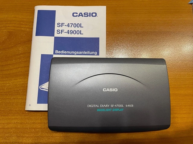 CASIO 64KB DIGITAL Diary SF-4700 L | Taschenrechner | Organizer ...