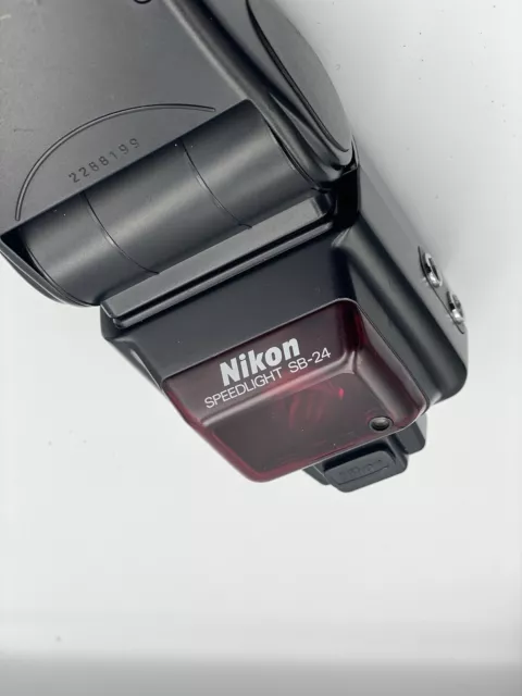 Flash TTL con montaje en zapata Nikon Speedlight SB-24 con estuche de JAPÓN 3