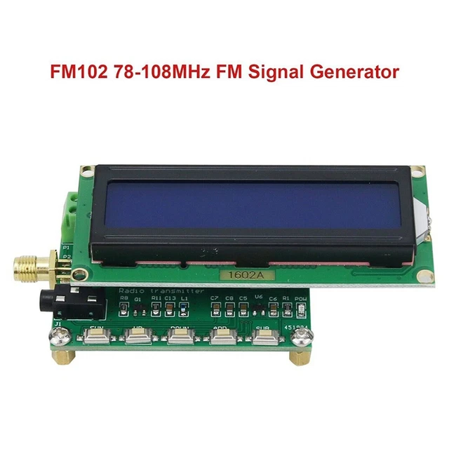 Générateur de signal FM102 78108 MHz idéal à des fins éducatives et de rech