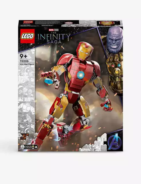 LEGO Marvel Iron Man Buildable Figure Infinity Sage Set 76206 New & Sealed