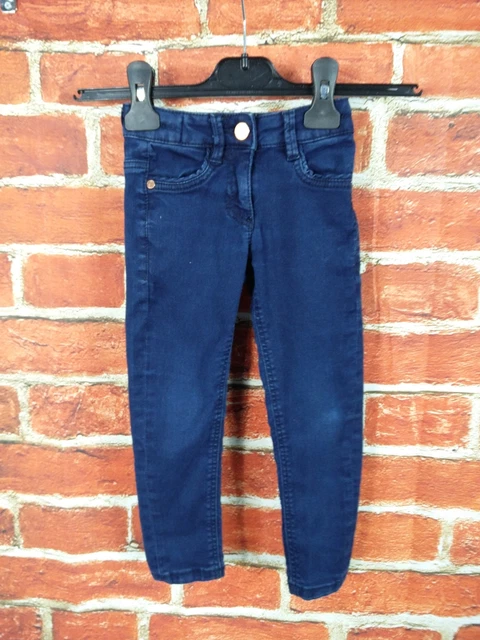 Pacchetto Ragazze Età 3-4 Anni H&M M&S J Lewis Leggings Jeans Neri Cardigan 104Cm 3