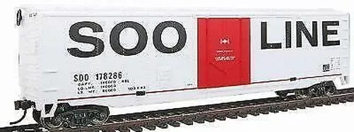 Walthers Trainline 1671 Echelle Ho 15.2m Plug-Door Boxcar - Prêt À Run Soo Line