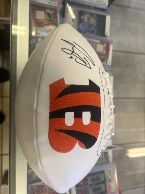 Joe Burrow Autographed Cincinnati Bengals Logo Ball