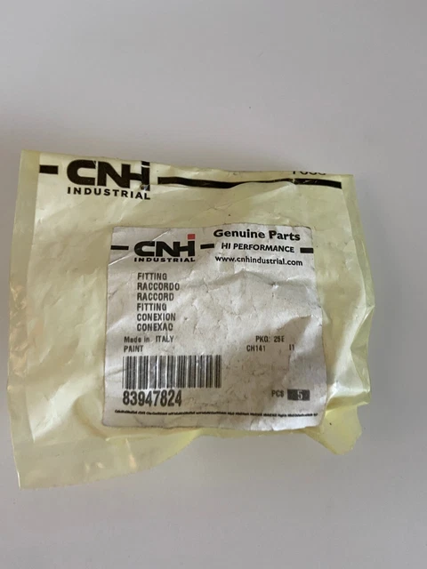New Holland CNH Ford Genuine OEM Part # 83977824 Hydraulic Connector Fitting