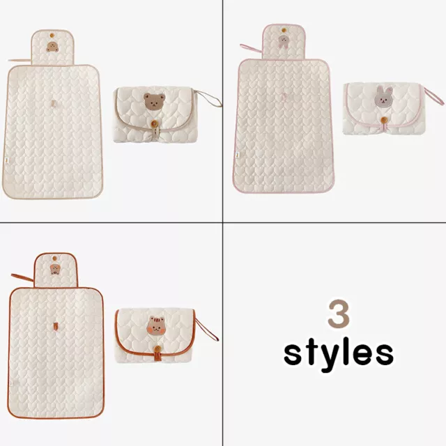 Portable Diaper Bag Waterproof Foldable Baby Nappy Pad Changing Mat Pad Washable