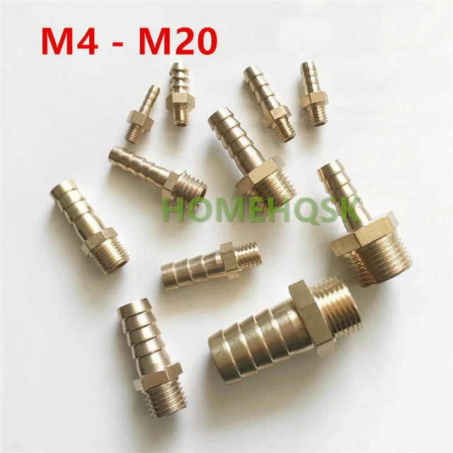 M6 M8 M10 M12 M16 Convertitori Riduttori Asta Connettori Boccole Filo Maschio Femmina EUR 9,17 - IT - Foto 2
