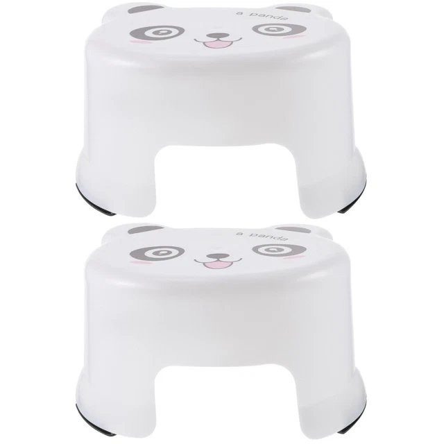 2 pz sgabello antiscivolo bambini sgabello bagno cartone animato sgabello basso sgabello pedone