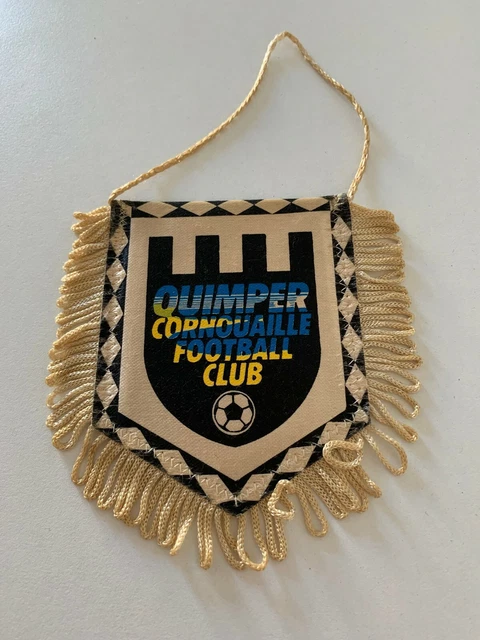 Soulier De Football Fanion Vintage Stade Quimper - Pennant Football