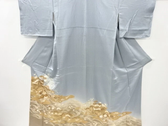 5760949: Japanese Kimono / Vintage Iro-Tomesode / Embroidery / Shochikubai & Kik