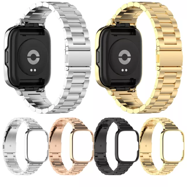 Steel Watch Strap+Frame for Redmi Watch3 Youth Edition/Watch3 Lite/Watch3 Active