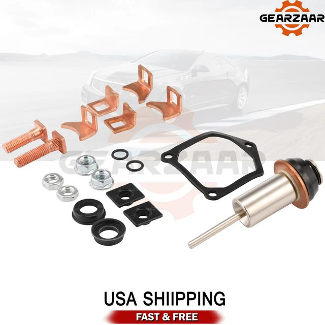 STARTER REPAIR REBUILD Kit Solenoid Contact &Plunger Set For Toyota