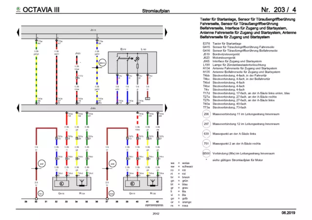 eBook Skoda Octavia 3 (2017-2020) Schaltplan Verkabelung Elektrik 3