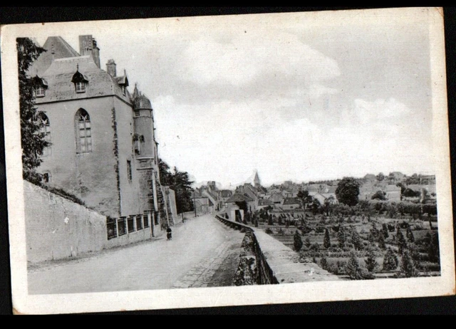 CHATILLON-en-BAZOIS (58) VILLAS & EGLISE vues du CHATEAU vers 1930