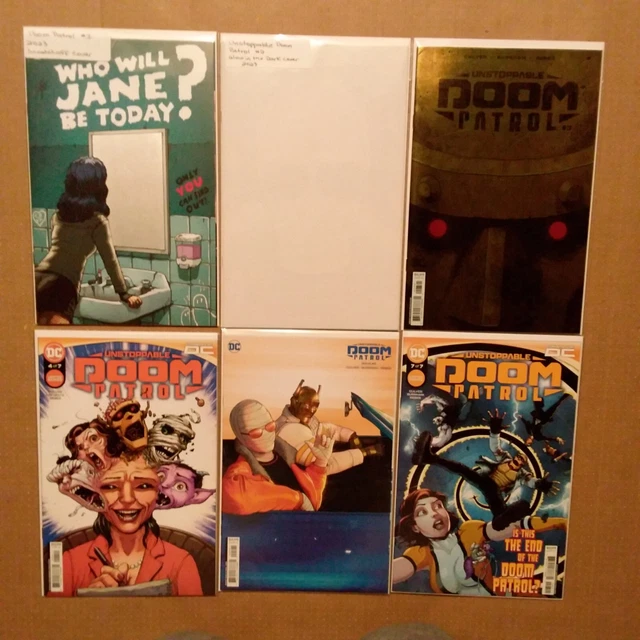 DC Comics Unstoppable Doom Patrol # 1 - 5,7 NM VARIANTS SCRATCH OFF GLOW FOIL