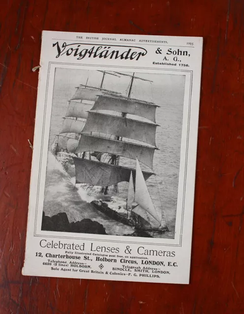 VOIGTLANDER AD SECTION FROM THE BRITISH JOURNAL ALMANAC/cks/217403