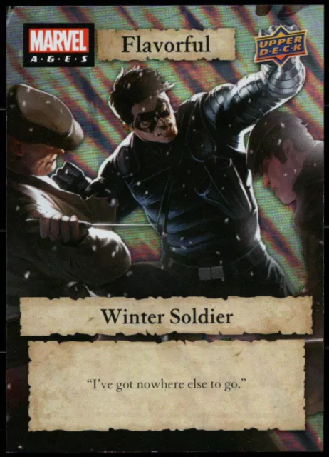 2020 Upper Deck Marvel Ages "FLAVORFUL" Insert Card #F-27...WINTER SOLDIER