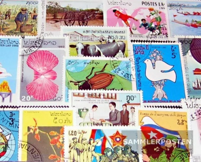 Laos 200 different special stamps