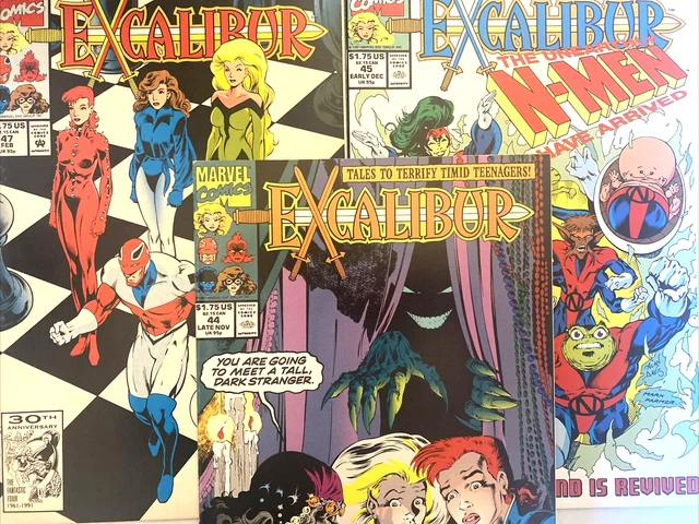 Excalibur Number's 44-45 & 47. (3 Issue Lot). 1St Series. 1991/92. Marve Comics