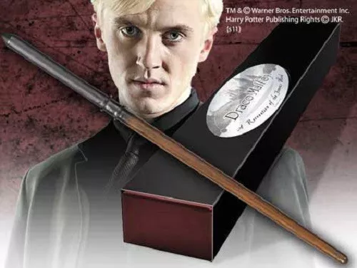 Harry Potter baguette magique DRACO MALFOY edition personnage + clip métal