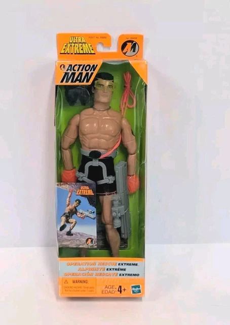 Figurine Action Man No Face - 30 Cm - Hasbro 2003 - Vintage - Rare Et Complet