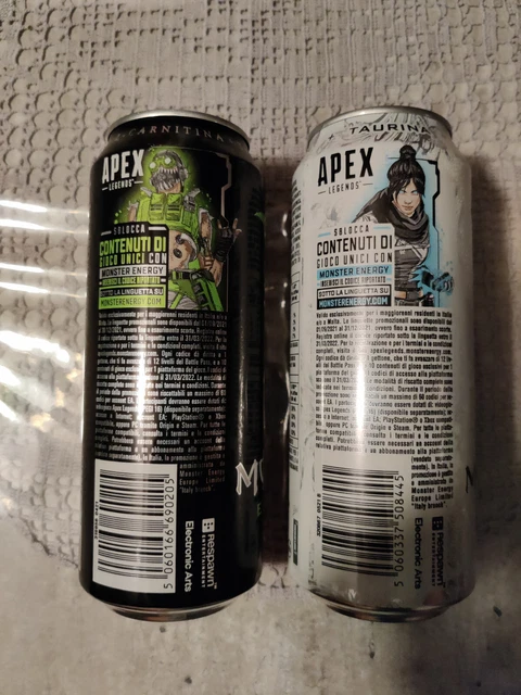 Lattine Monster Apex Legends vuote da collezione