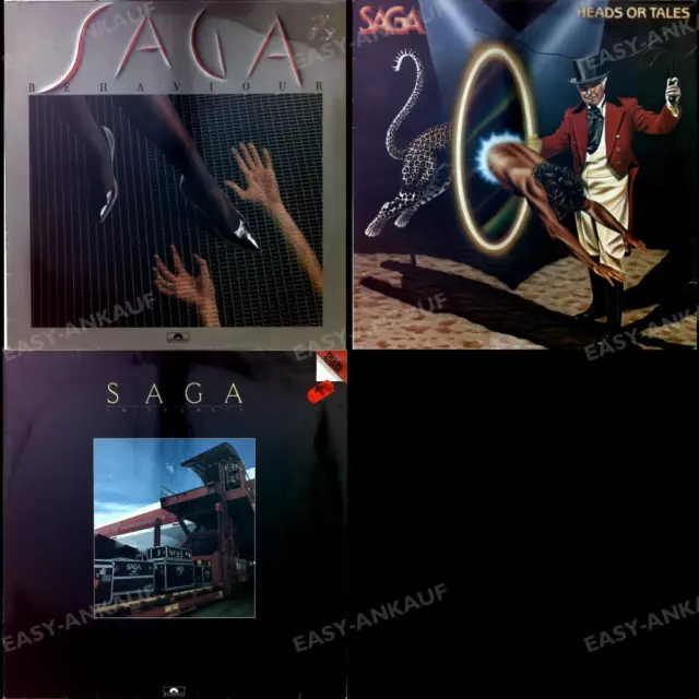 Saga Vinyl Sammlung Vol. 52: 3x LP In Transit, Behaviour, Heads Or Tales ´