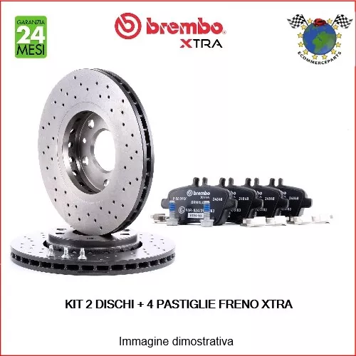 Kit dischi freno + Pastiglie Xtra Post Brembo per AUDI TT Q2 A3 SEAT ATEC #f6 P