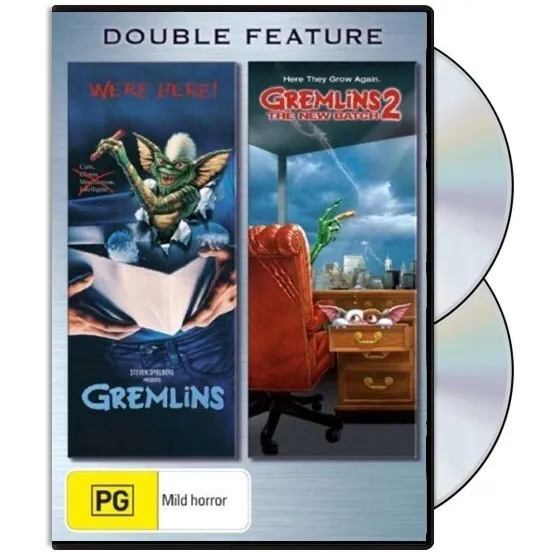 Gremlins + Gremlins 2 - The New Batch (DVD 2-Disc) Region 4 (2-Movie Collection)