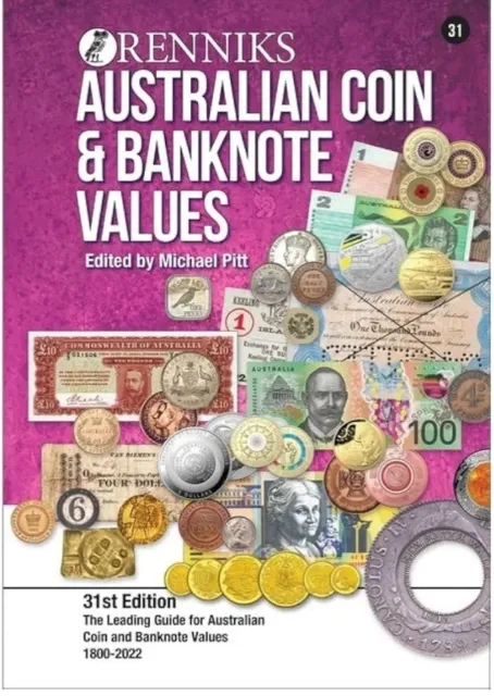 Renniks Australian Coin and Banknote Values 31st Edition - Paperback
