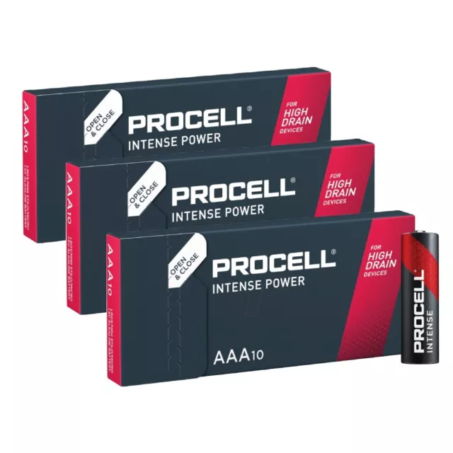 Duracell INTENSE 30 x AAA Procell Intense Alkaline Battery SPECIAL OFFER