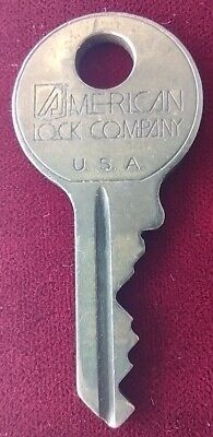 Vintage Key American Lock Co H2444 Apx 1-7/8” Brass Desk Cabinet CHOOSE QUANTITY