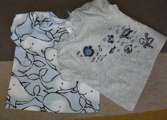 Baby Boys BNWOT NEXT 2 t-shirts NEWBORN/upto 1 month/10lb