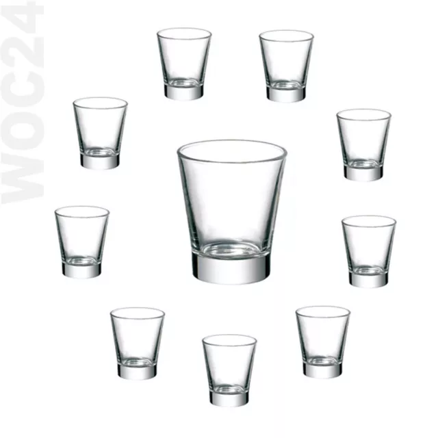 6 Espresso Gläser Glas Espressogläser Espressoglas Beistellgläser Beistellglas