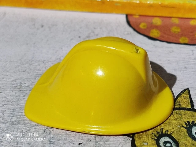 Casque De Chef Des Pompiers – Jaune, Avec Écusson – Dès 3 Ans – Déguisement Sécurisé