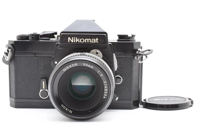 Nikon Nikkormat EL Noir & 50mm 1.4