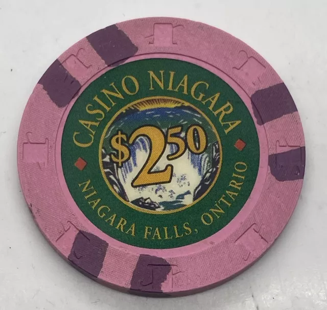 Casino Niagara $2.50 Chip - Niagara Falls Ontario Canada - H&C 1997 2