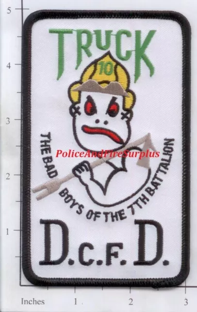 Washington DC - Truck 10 District of Columbia Fire Dept Patch Bad Boys